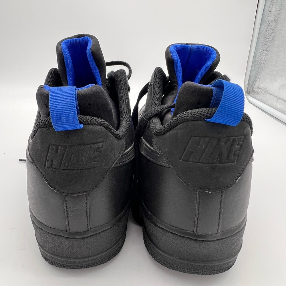 Nike Air Force 1 Sneakers - Black/Blue - Mens Size 13 - Picture 5 of 8